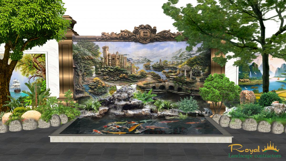 cảnh quan sân vườn