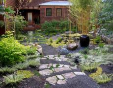 Thiết kế sân vườn kiểu Nhật